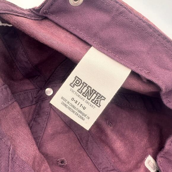 Pink Victoria's Secret Begonia Adjustable Baseball Cap - Picture 8 of 9